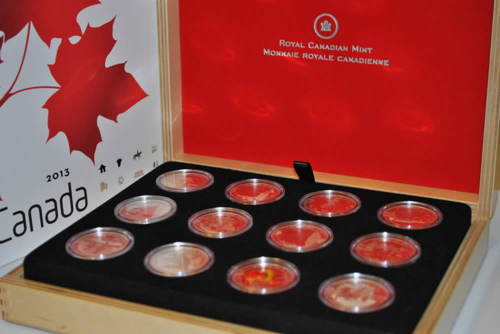 2013-O-Canada-Set-Of-1/2-Ounce-Silver-Coins