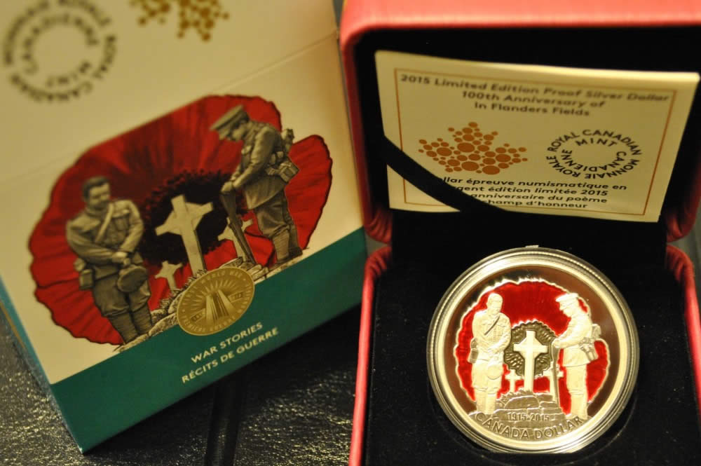 RCM-New-Release:-Limited-Edition-Proof-Silver-Dollar---100th-Anniversary-Of-In-Flanders-Fields