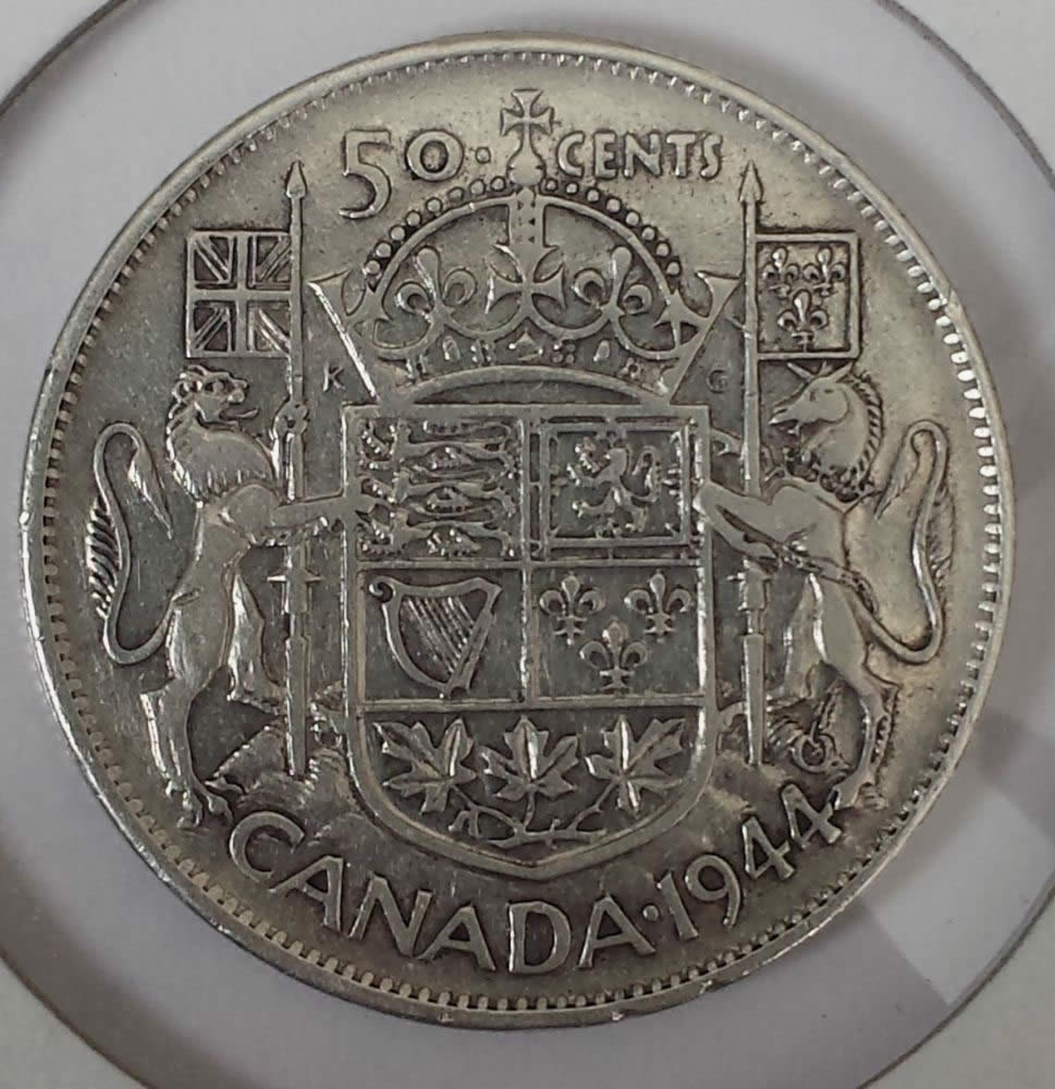Identify-The-Variety-->>-1944-And-1945-KGVI-50-Cents