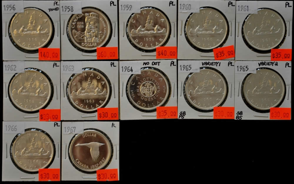 Proof-Like-Silver-Dollars-Collected-So-Far
