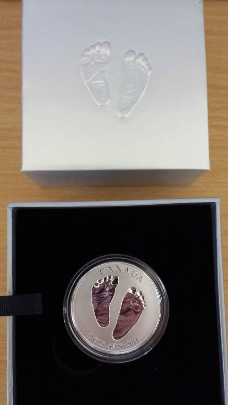 New-RCM-Release:-2016-1/2-Oz.-Fine-Silver-Coin---Welcome-To-The-World