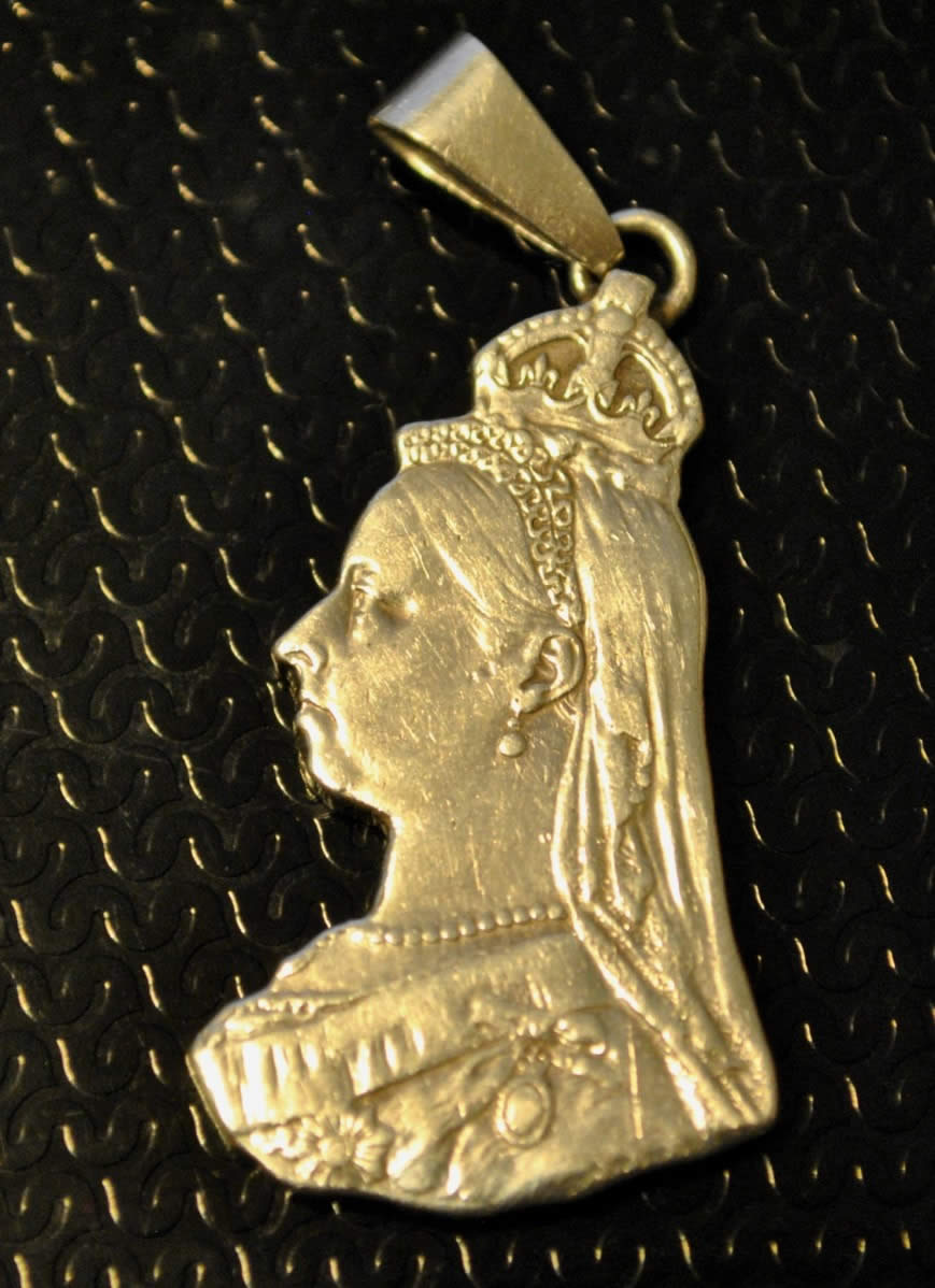 Single-Florin-Coin-Victorian-Turned-To-Pendant