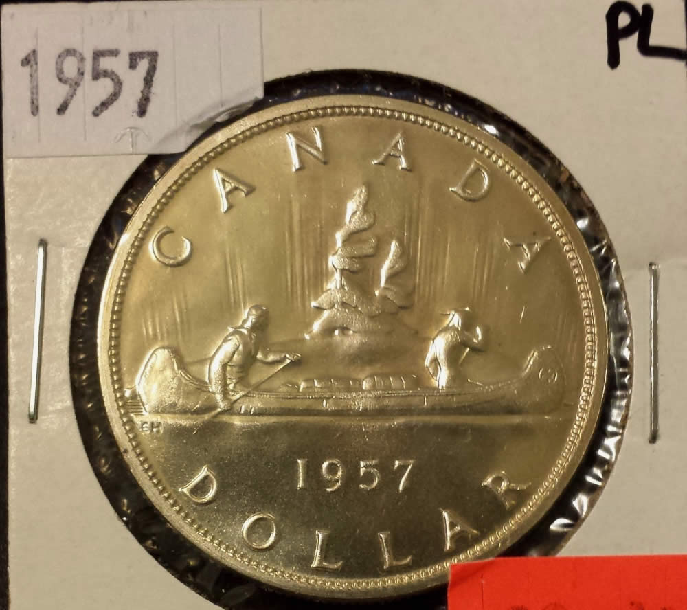 1957-Proof-Like-Dollar-For-Grading