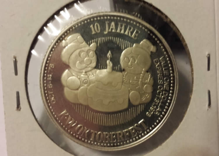 Kitchener-Waterloo-Tokens-1973,-1978,-1981,-1983