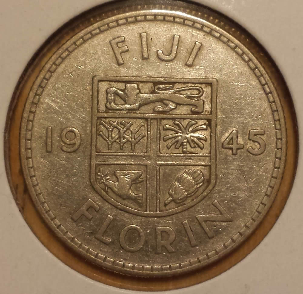 Fiji-Florins-1942,-1943-And-1945