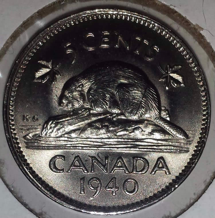 1940-Nickel-With-Die-Deterioration-Halo