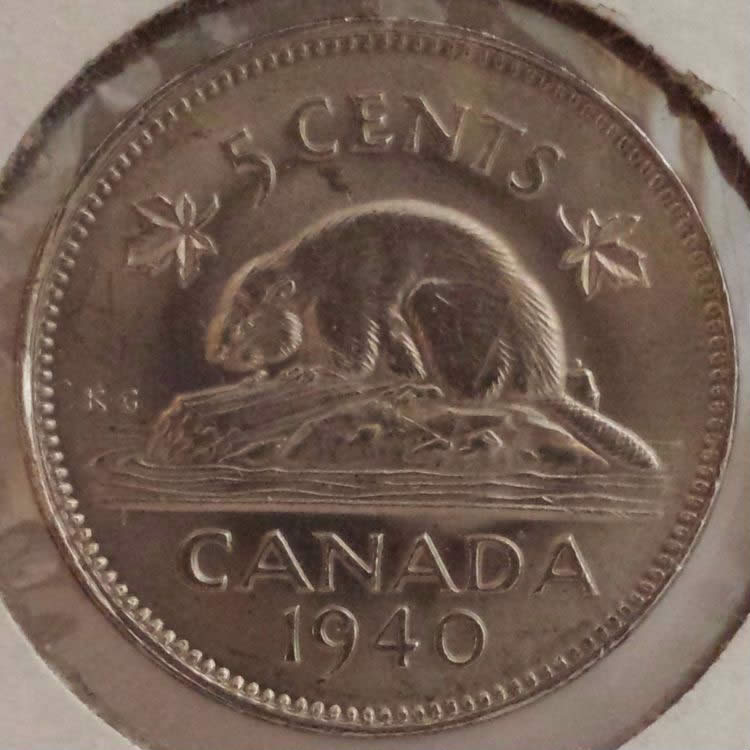 1940-Nickel-With-Die-Deterioration-Halo