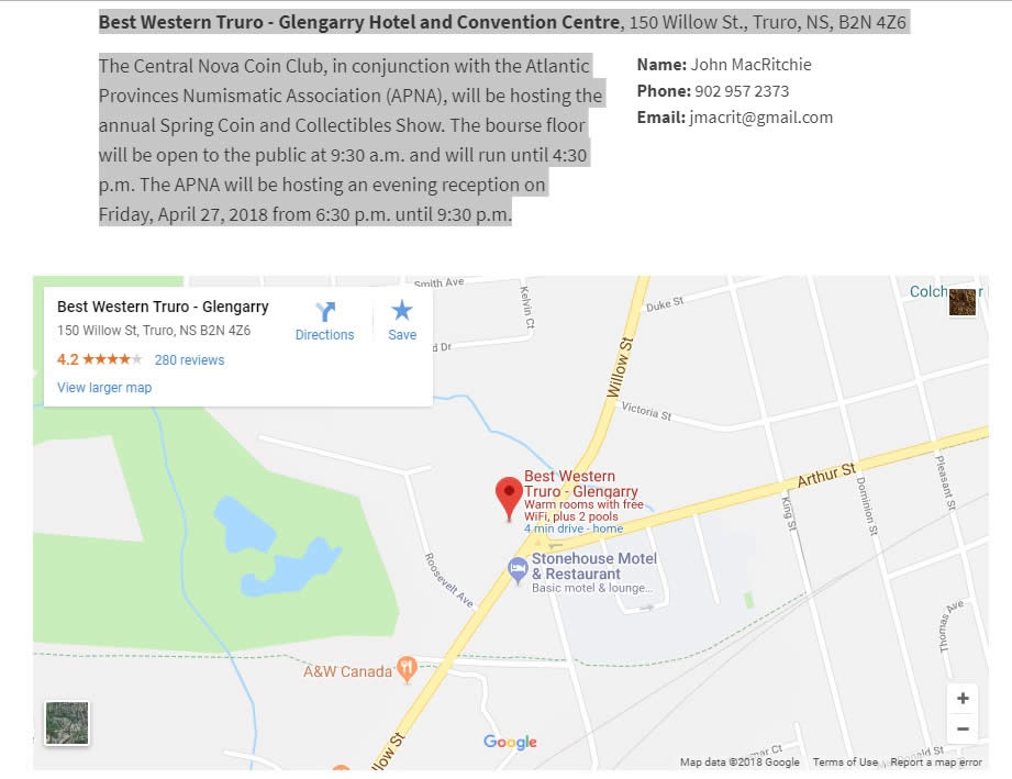 Central-Nova-Coin-Club-Annual-Coin-Show-Truro-Ns---Best-Western