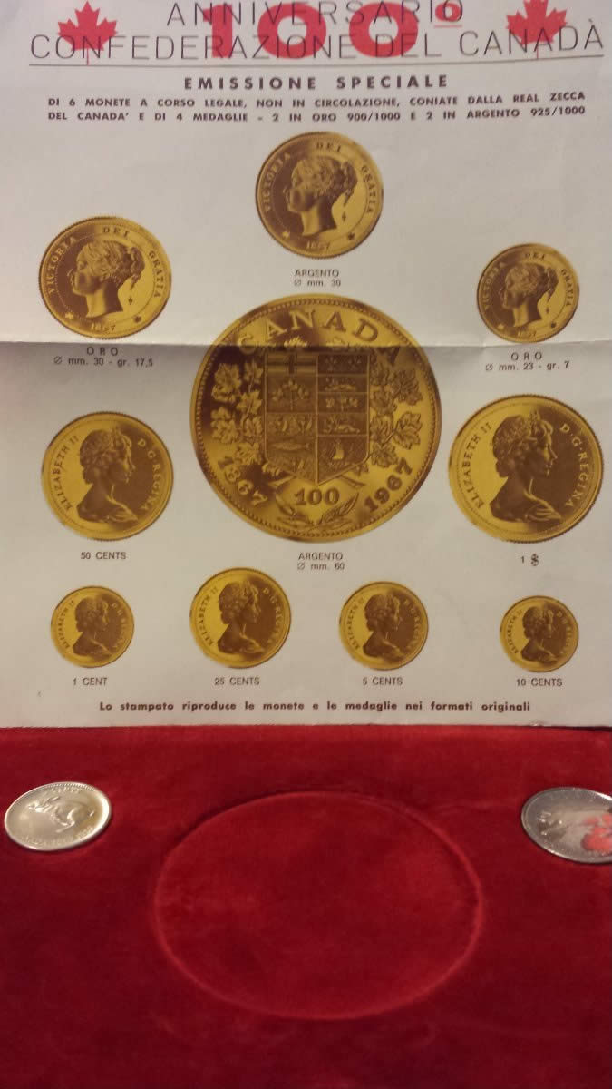 1967-Centennial-Set-With-Medals-Ine-Instituto-Numismatico-Europeo