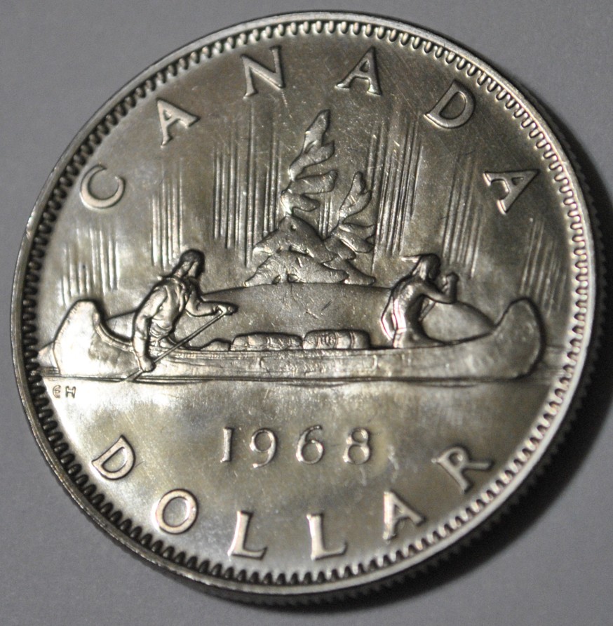 Canada-Experimental-Cased-Nickel-Dollars-1968