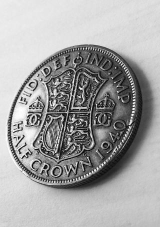 1940-Half-Crown....-Die-Break?
