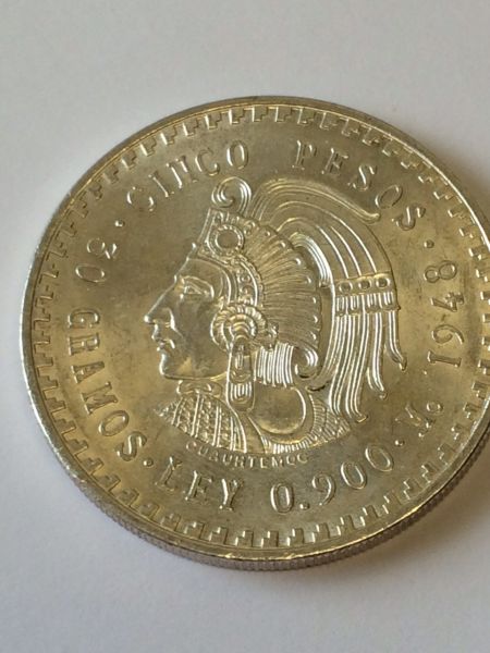 1948-5-Peso-Mexico