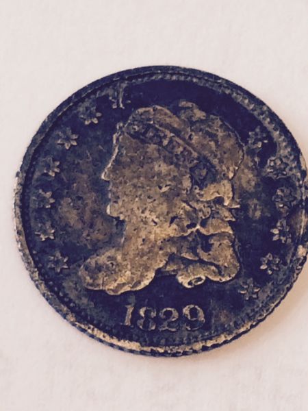 1829-Half-Dime,-Poor-Condition
