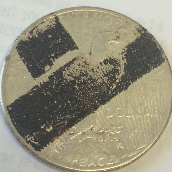 1922-Peace---Needs-Cleaning..-Tape-Residue