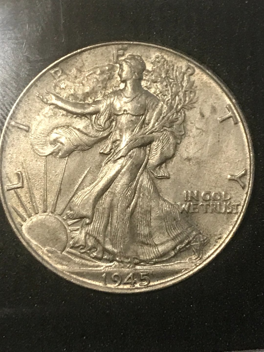 1943-And-1945-Walking-Liberty-Half-Dollars--Please-Grade