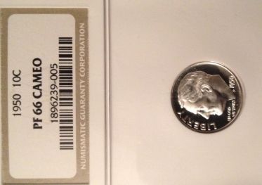 1950-Dime-PF66-Cameo