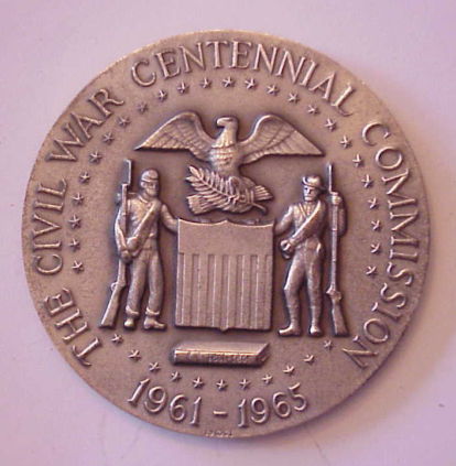Raised-Old-Silver-Medallions-Civil-War-And-Nasa....
