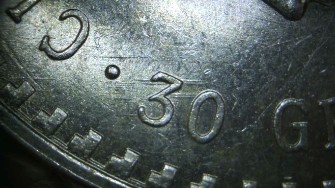 1948-5-Peso-Die-Gouge-?-Cause-?