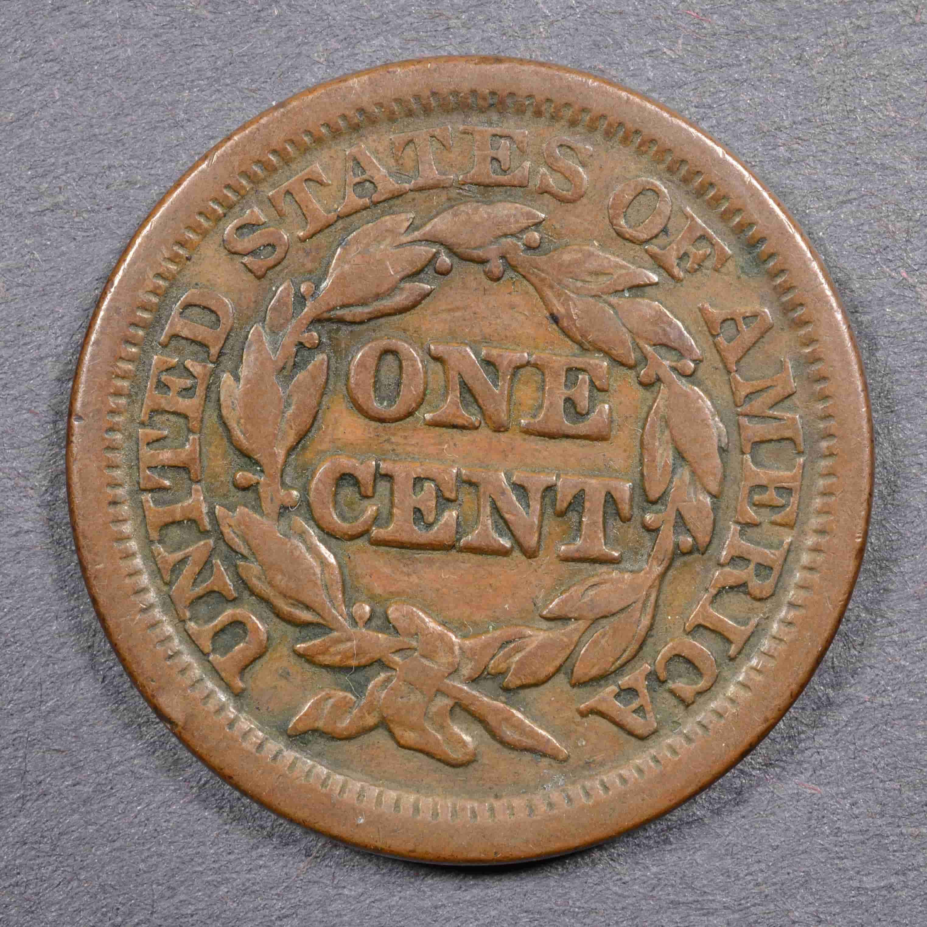 1847-Large-Cent,-Details-PVC-Damage?