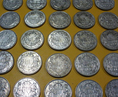 I-Picked-Up-25---1947-Canada-Silver-Half-Dollars.-Opinions-?