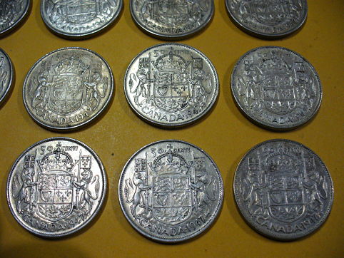 I-Picked-Up-25---1947-Canada-Silver-Half-Dollars.-Opinions-?
