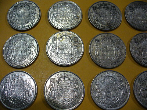 I-Picked-Up-25---1947-Canada-Silver-Half-Dollars.-Opinions-?