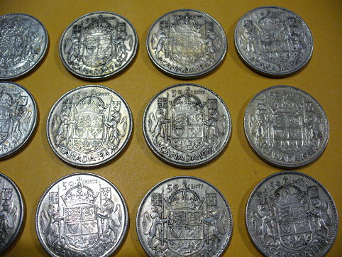 I-Picked-Up-25---1947-Canada-Silver-Half-Dollars.-Opinions-?