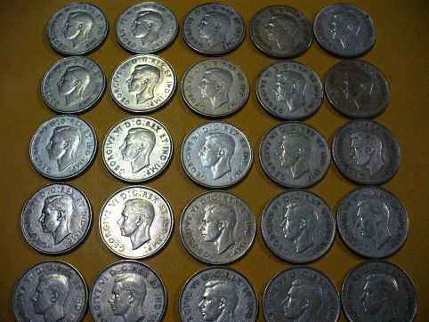 I-Picked-Up-25---1947-Canada-Silver-Half-Dollars.-Opinions-?