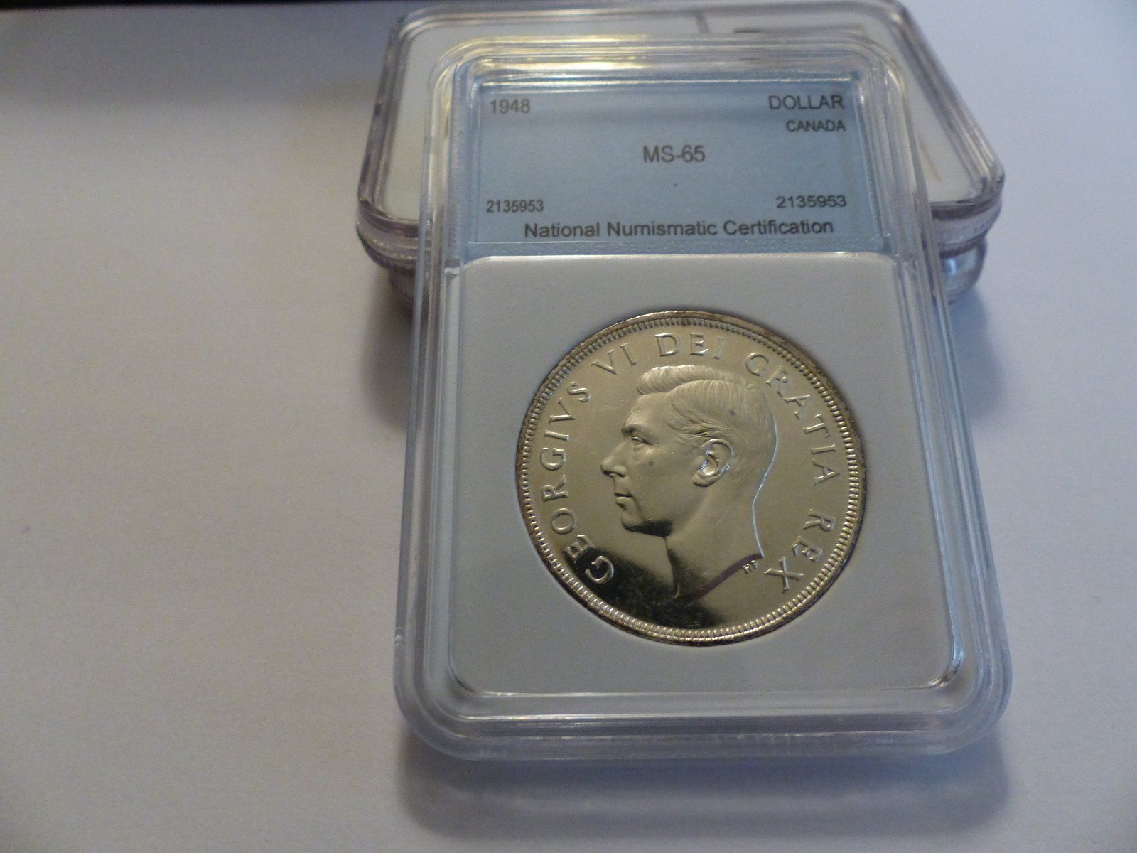 1948-Canada-Silver-Dollar..-MS-65