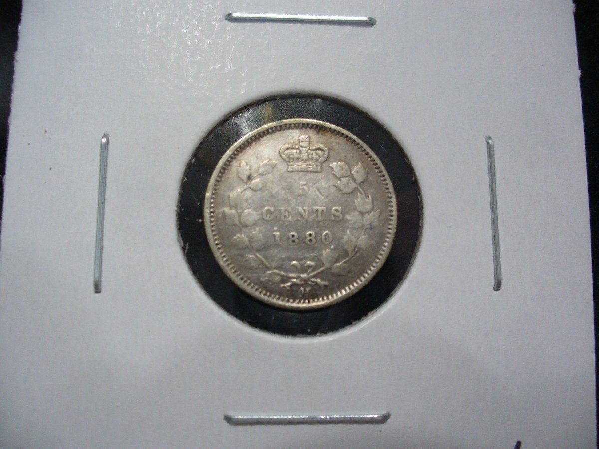 1880-H-Canada-Silver-Nickel,-Looking-For-Grade-And-Obverse-Number.