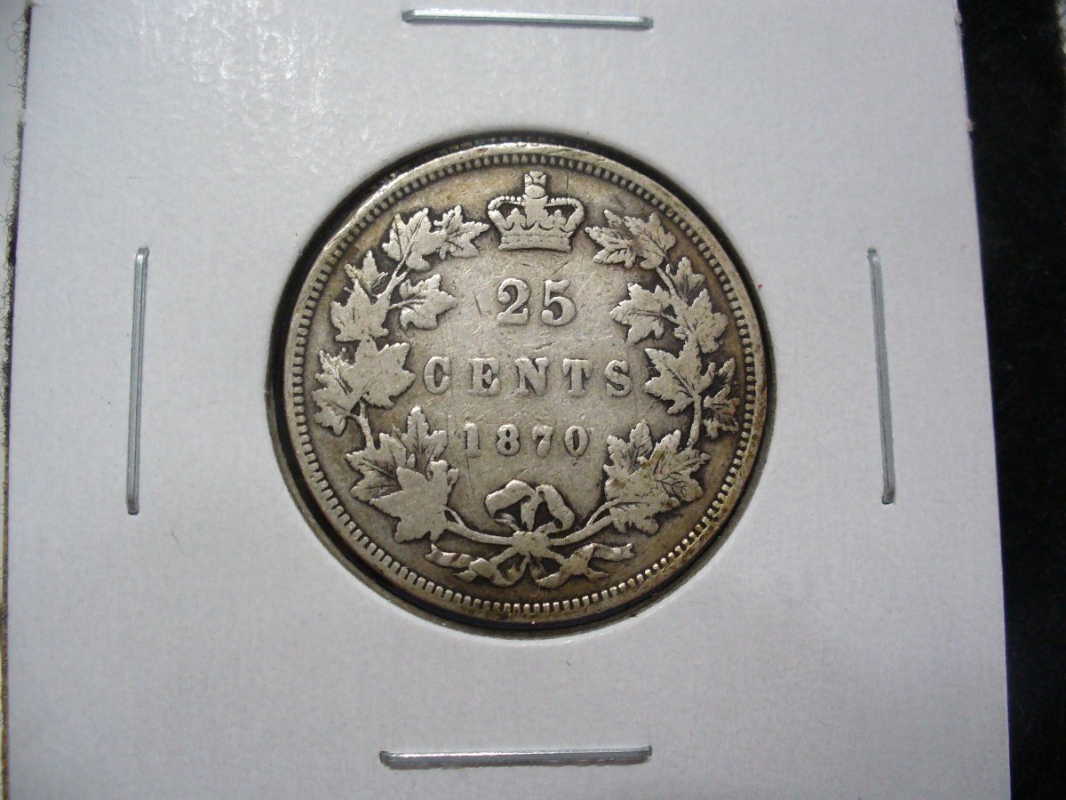 1870-Canada-Silver-Quarter.-Looking-For-Opinions-On-Grade,-And-Obverse.