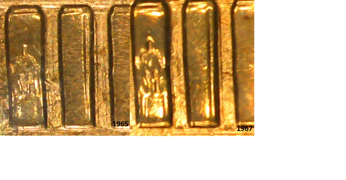 1-Cent-SMS-1965-And-1967,-Same-Die-Or-Master?