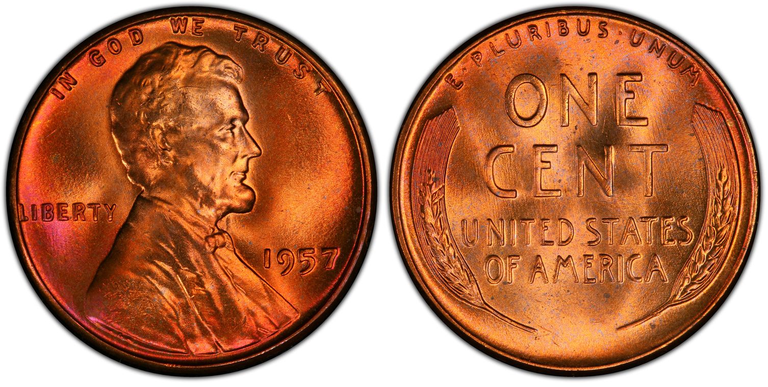 1957-Lincoln-Cent-To-Grade