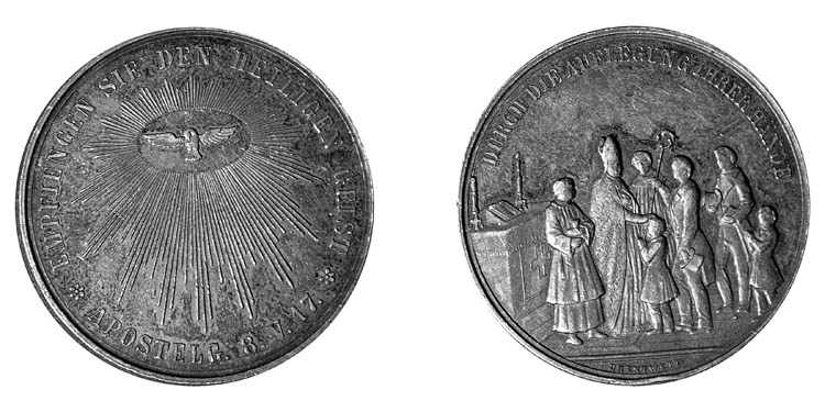 Please-Help-Identify-This-Medal-Id:-Mid-19th-Century-Drentwett-Confirmation-Medal