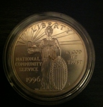 1996-S-Community-Service-Commemorative-Dollar