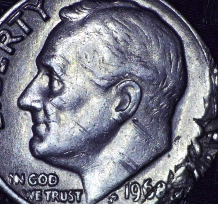 1968-Roosevelt-Dime-