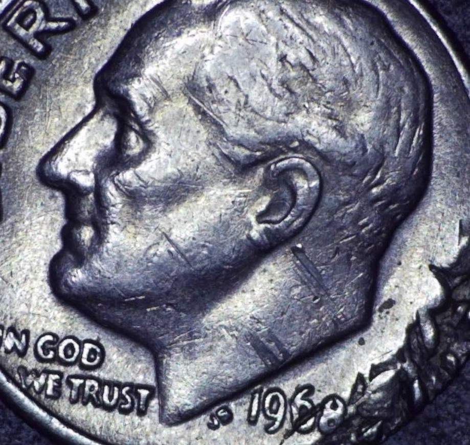 1968-Roosevelt-Dime--End-Of-Planchet?