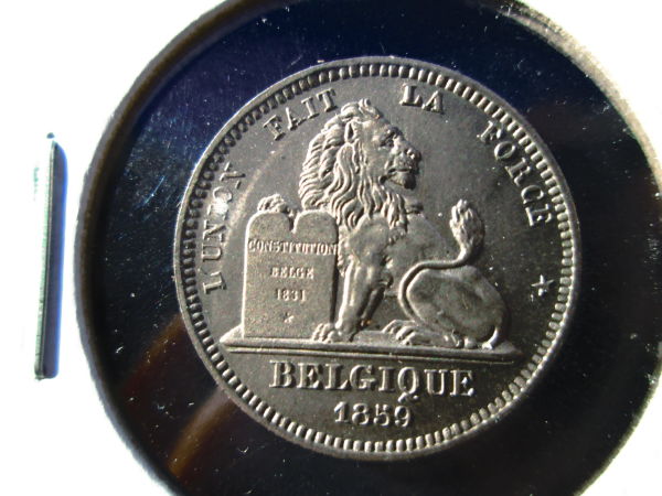 Belgium-1859-10-Centimes-Essai