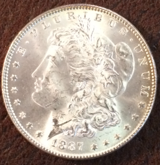 1887--Morgan-Dollar