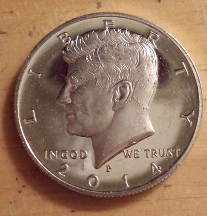 Thought-I-Was-Going-Crazy---Found-A-2014-P-Proof-Silver-Half-Dollar