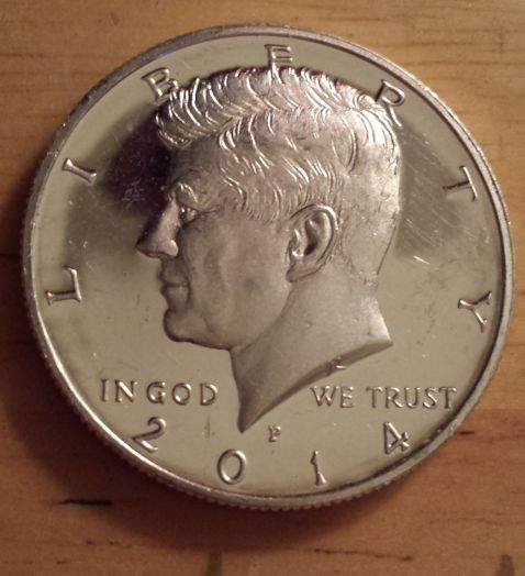 Thought-I-Was-Going-Crazy---Found-A-2014-P-Proof-Silver-Half-Dollar