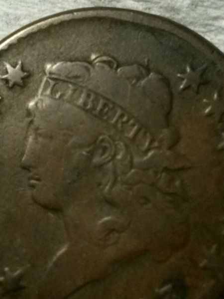 1813-One-Cent;-Classic-Head