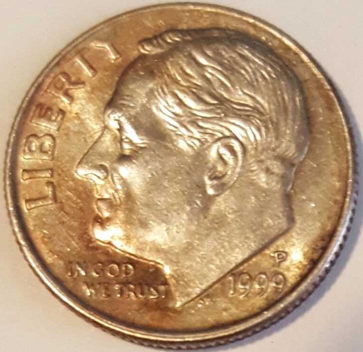 Copper-Dime-1999-P-Found-In-Change