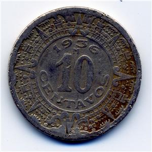 1936--10-Centavos-Mexico