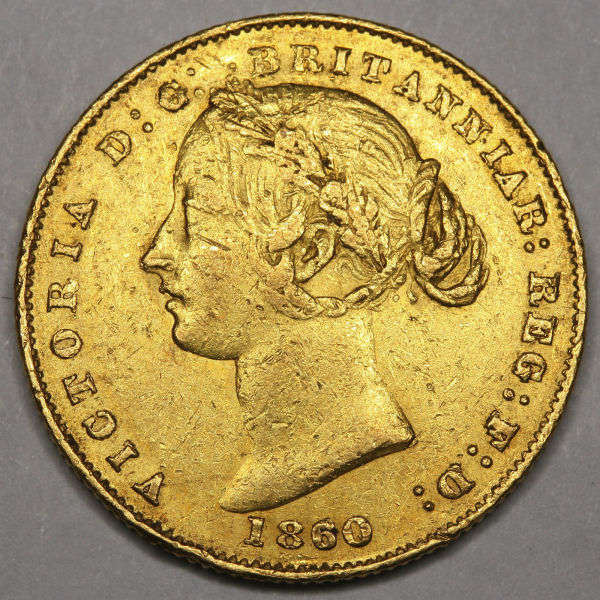 1860/50-Overdate-Sovereign
