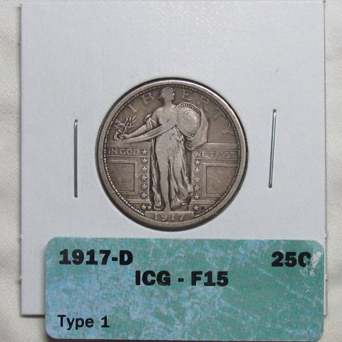 1917-D-Type-1-Standing-Liberty-Quarter-For-Grading