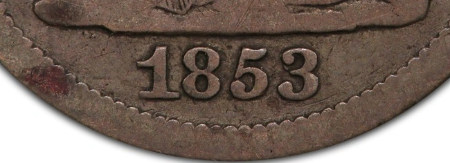 1853-Seated-Liberty-Quarter-With-No-Arrows