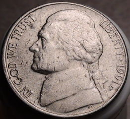1991-P-Nickel-Lines-Behind-Liberty-&-Date