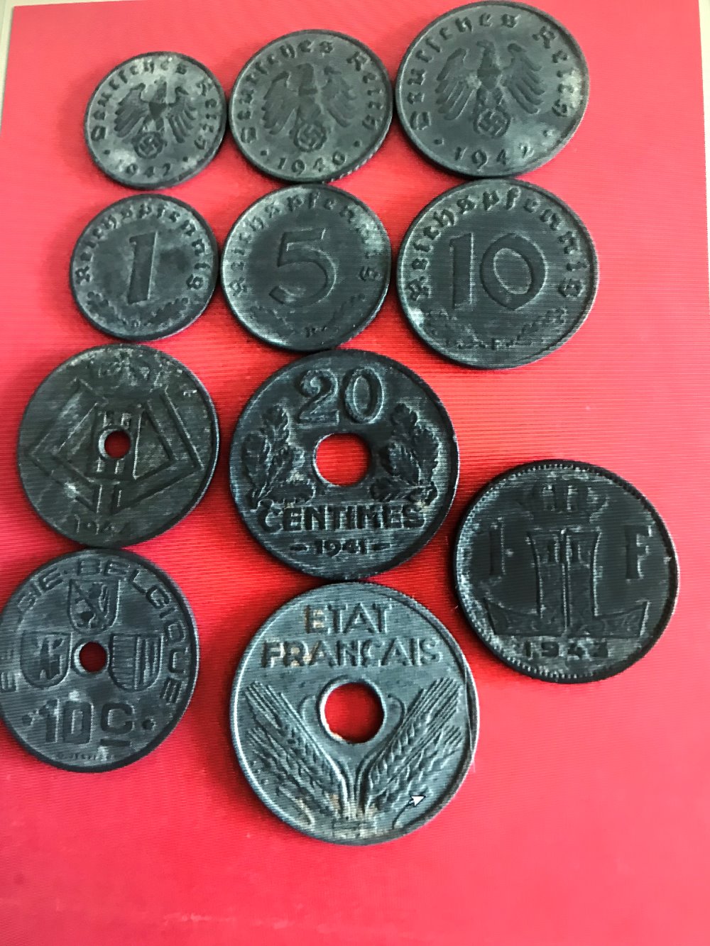 Zinc-Coins-From-The-40's