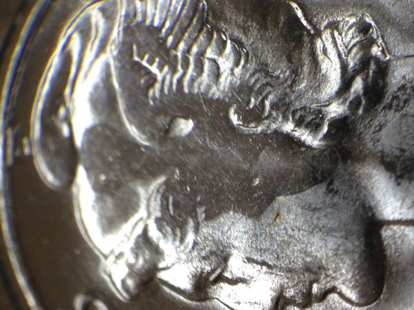 Beautiful-BU-1945-Merc-Dime-Struck-Though-Grease?